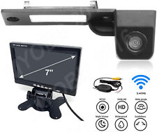 WIRELESS Reverse Camera For VW Transporter T5 Number Plate Light + 7" Monitor