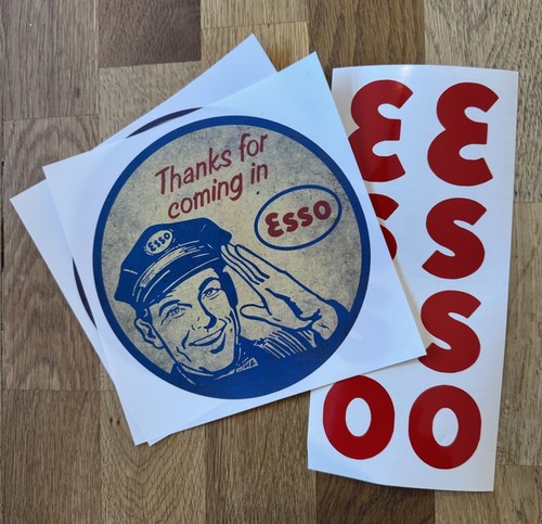 Esso man thanks for coming - man,