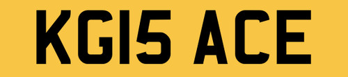 Number plate private - kg,