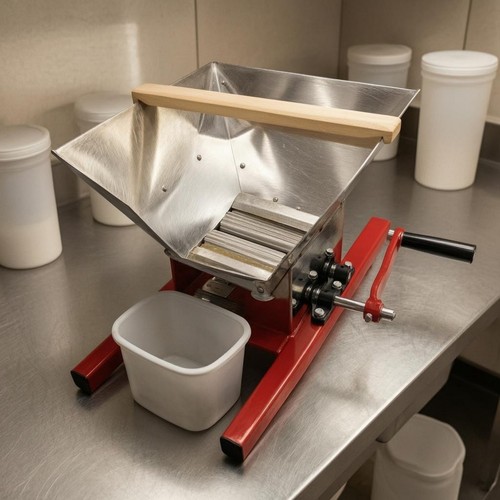 Manual fruit crusher wooden - manual,