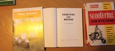 Hardback Books, Scootering Jon Stevens Book, Scooters and Mopeds I. R. Hingston
