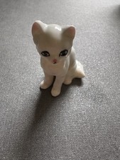 Vintage Porcelain White Cat