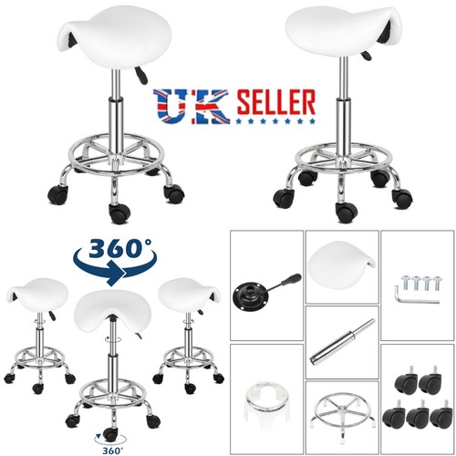Leather saddle stool - saddle,