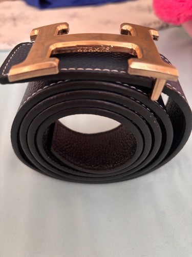 Real hermes leather belt - hermes,