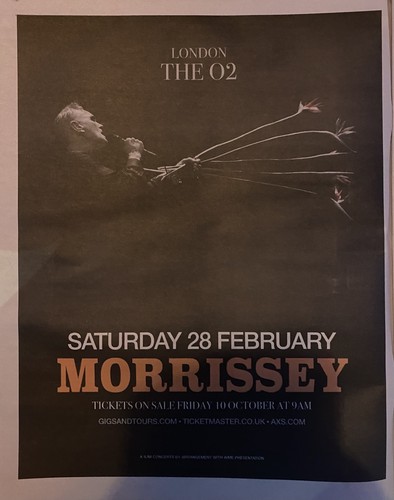 Morrissey live tour - morrissey,