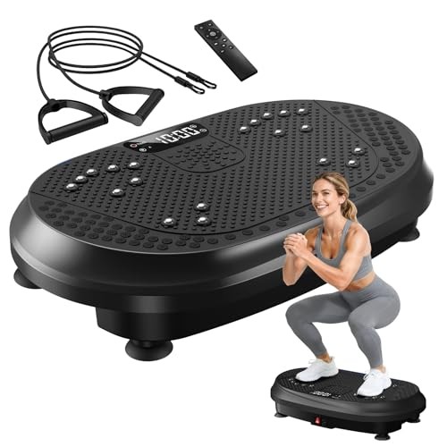 Black hvx vibration plate - black,