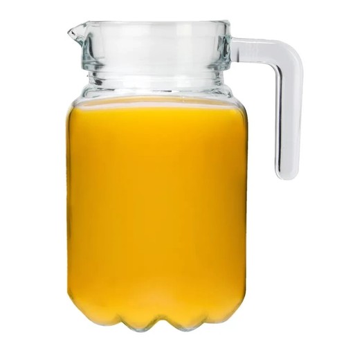 Glass milk fridge - fridge, jug
