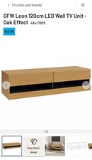 120cm LED wall TV unit -