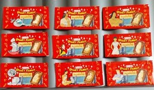 1990s NESTLE POCAHONTAS 9 ORIGINAL EMPTY CHOCOLATE BAR WRAPPERS GOOD CONDITION