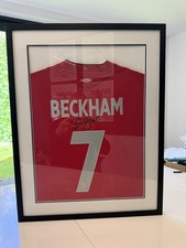 Framed Signed David Beckham