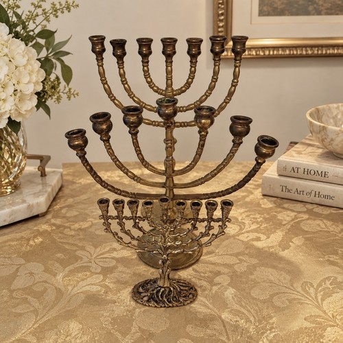 Vtg set solid brass - solid,
