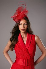 Coast Red Fascinator Womens