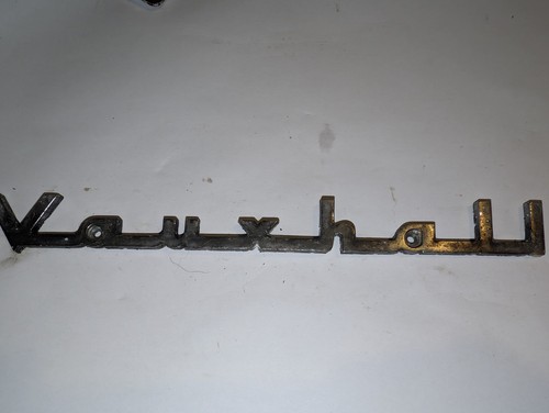 Metal vauxhall decal - metal, badge