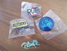 Punk Rock Pin Badges X 4 (The