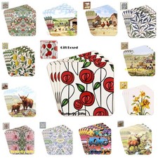 Set of 4 Coasters Multi-Design