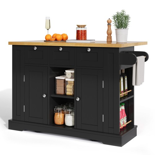 Farmhouse kitchen island - island, on