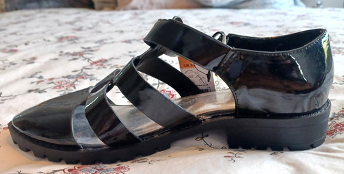Candy couture black flat - pu,