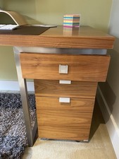 Home Office Desk And Pedestal From Dwell