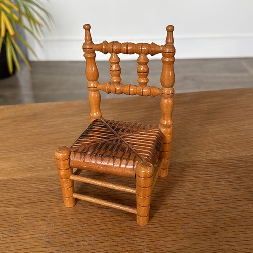 Wooden dolls chair height - wooden,
