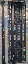 Car number plate holders set of 2 high quality surrounds for Jaguar