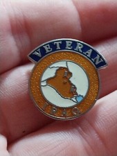 IRAQ VETERAN ENAMELLED LAPEL BADGE