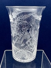 Etched Glass Beaker Loving Gift (1925).