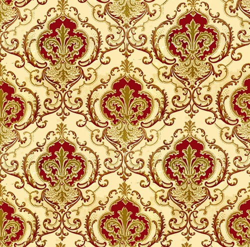 Dolls house wallpaper 12th - house, 1/12th
