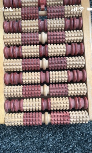 Wooden foot massager roller - massager,