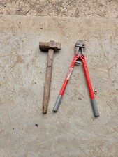 Heavy Duty Bolt Cutters Made In Germany 610mm And Sledge Hammer