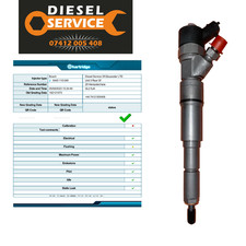 0445110048 7785572 BMW E39 525d Used & Tested Injector