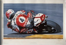 Carl Fogarty Foggy: The Will To Win Print limited edition dim 69x46.5 cm