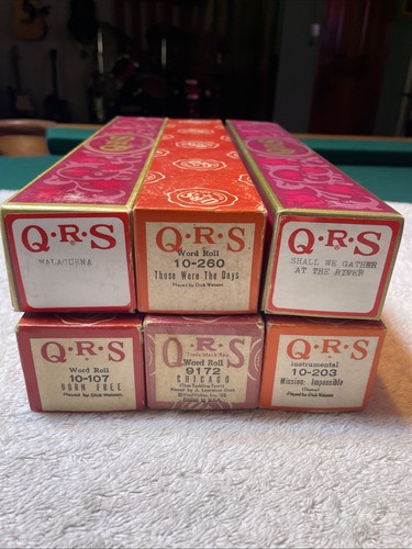 Qrs word roll - qrs, piano