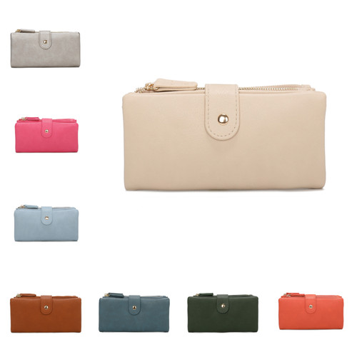 Women bifold purse large - bifold,
