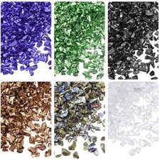 6 Colors Crushed Glass Chips