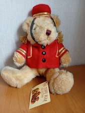 Collectable BARNEY THE BELLBOY from THE TEDDY BEAR COLLECTION with Tags.