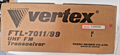 Yaesu vertex ftl - vertex, 99