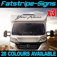 PERSONALISED CARAVAN MOTORHOME