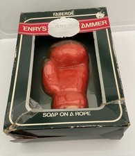 Vintage ‘ENRYS ‘AMMER 😂 - Henry Cooper Brut Faberge BOXING GLOVE Soap on A Rope
