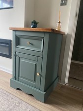 Vida Designs Corona 1-Drawer 1-Door Bedside Cabinet Chest - Mexican Solid Pine