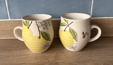 Laura Ashley Mugs Lemon Bee