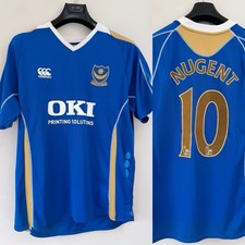 Portsmouth Football Shirt Home 2007 Nugent XL