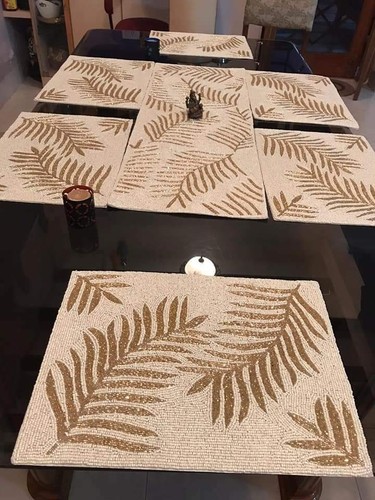 Palm leaves design beads - palm,