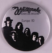 Whitesnake Deep Purple Badge Pin Original Ready An' Willing Tour 1980