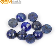 Round Blue Lapis Lazuli CAB Cabochon Beads For Jewelry Making Ring Pendant 8mm