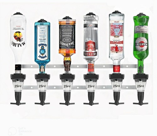 Bottle wall bracket 6 - bottle, +