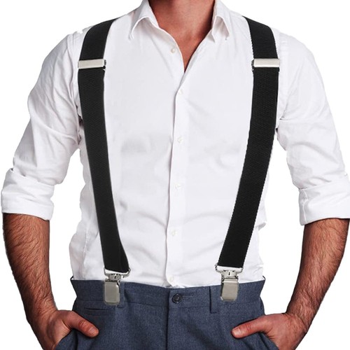 Men adjustable suspenders - men's,