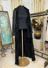 Black full length maxi - full,