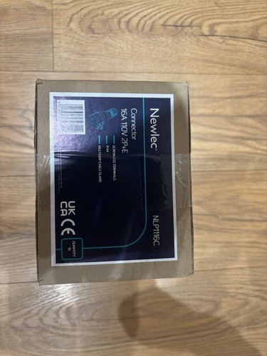 Newlec connector 16a - 16a, 2p+e