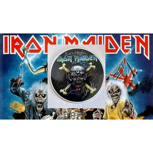 Iron maiden autographed - maiden,