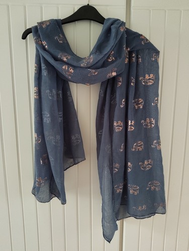 Dusky blue rose gold - &,